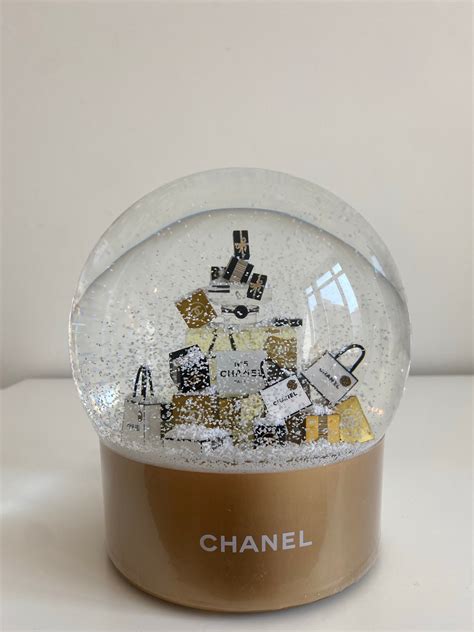 chanel 2020 snow globe|chanel christmas snow globe.